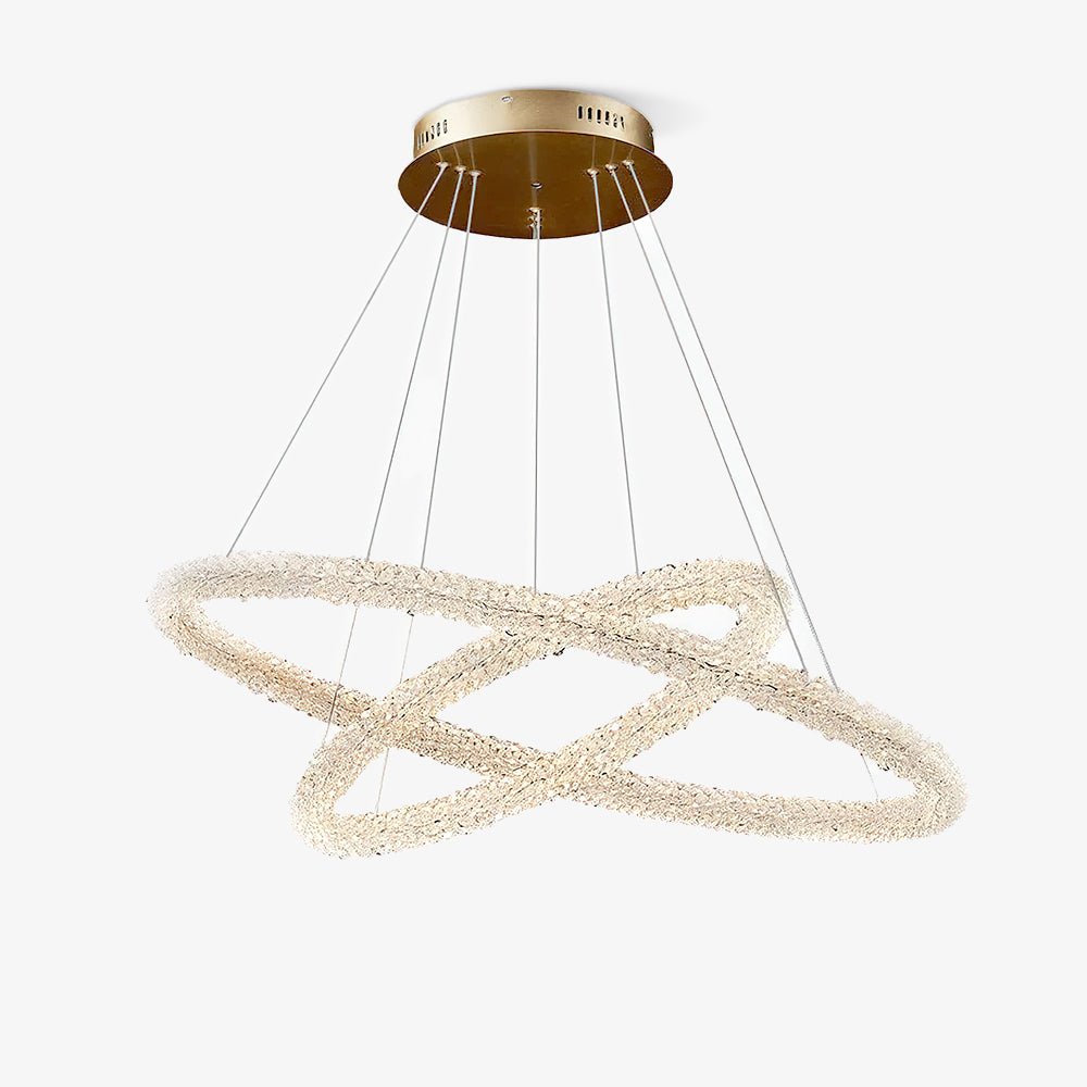 Lustra Chandelier Ring Crystal LED-Neutral Decor