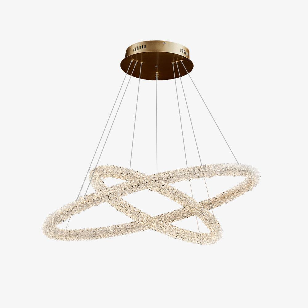 Lustra Chandelier Ring Crystal LED-Neutral Decor