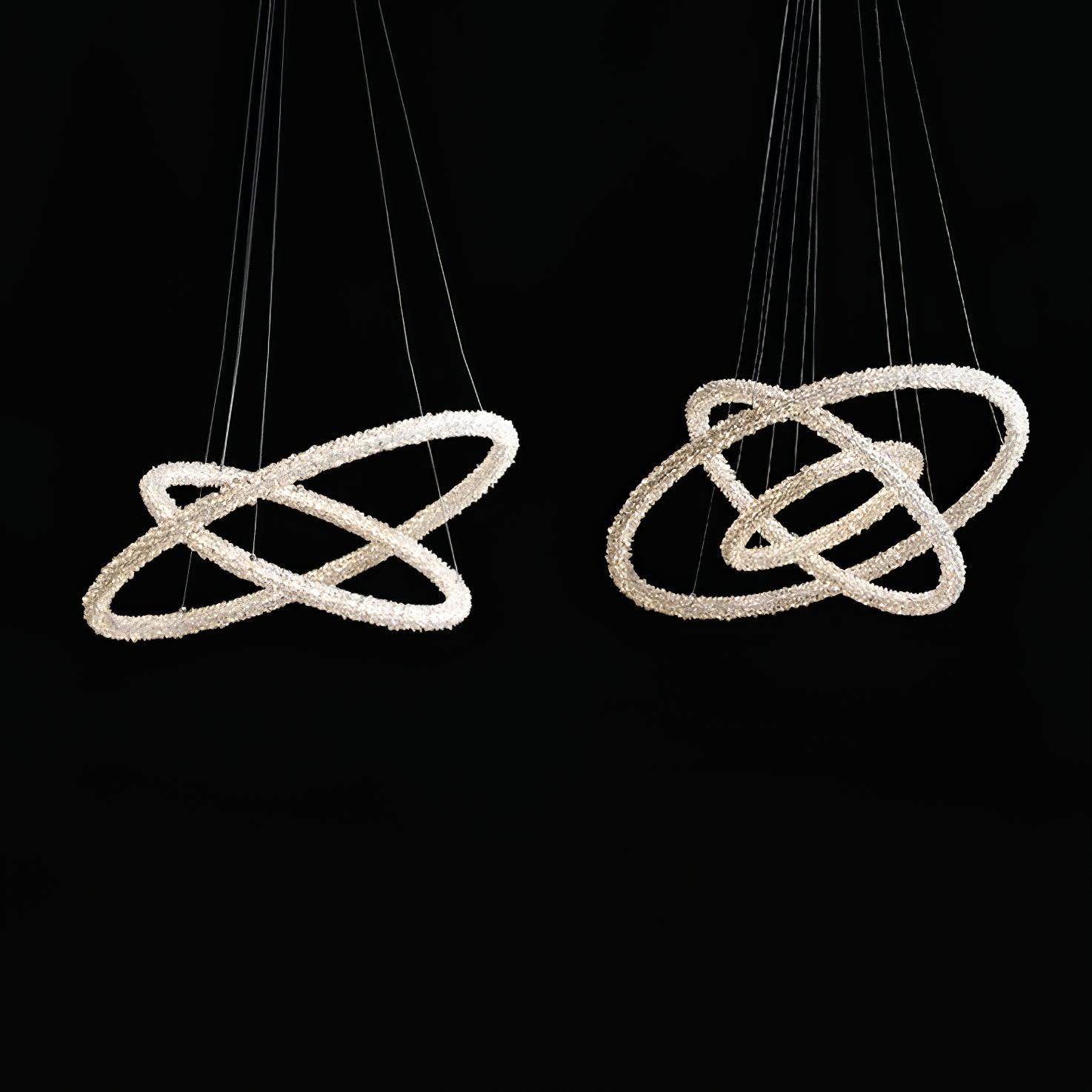 Lustra Chandelier Ring Crystal LED-Neutral Decor