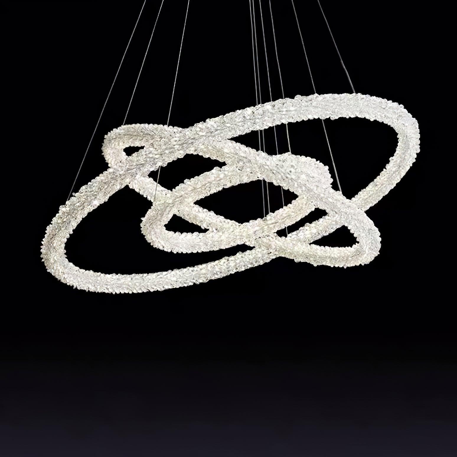 Lustra Chandelier Ring Crystal LED-Neutral Decor