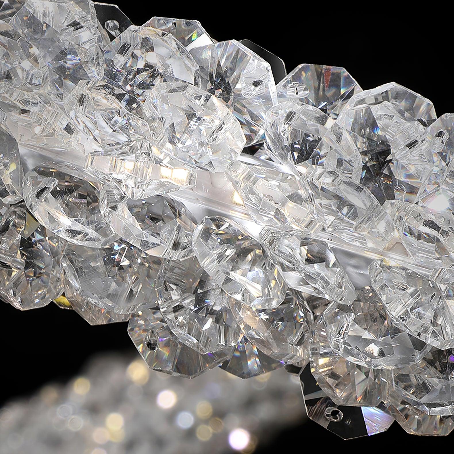 Lustra Chandelier Ring Crystal LED-Neutral Decor