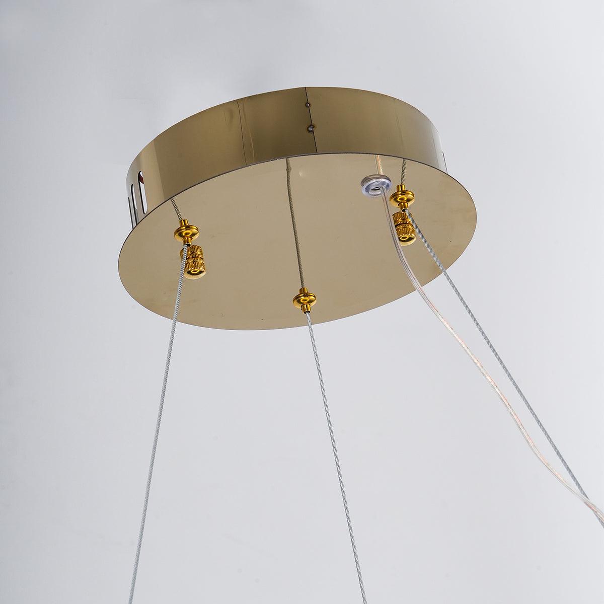 Lustra Chandelier Ring Crystal LED-Neutral Decor