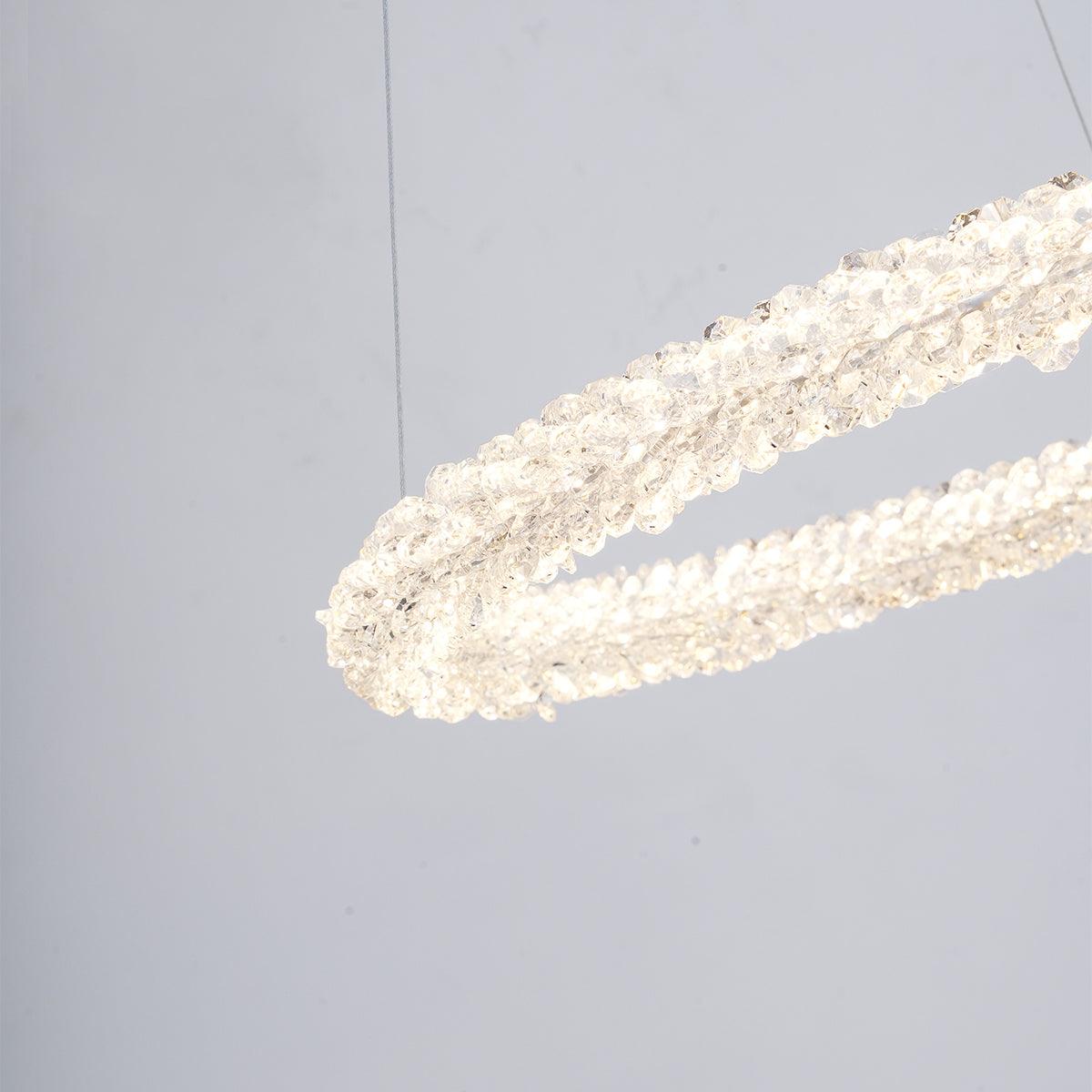 Lustra Chandelier Ring Crystal LED-Neutral Decor