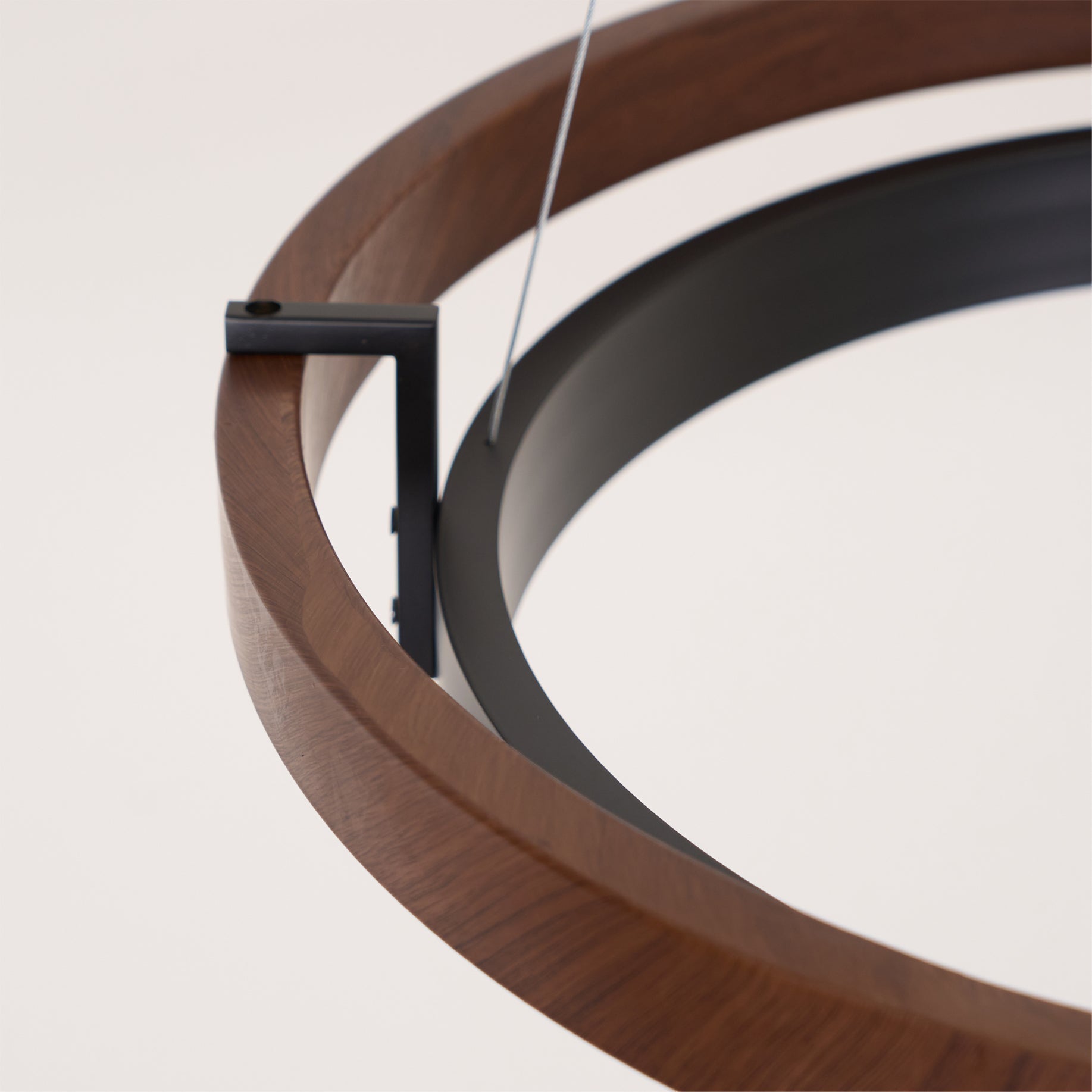 Acorn Ring Wood Chandelier - Neutralighting