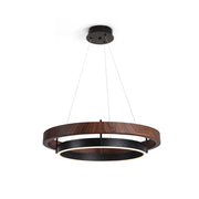 Acorn Ring Wood Chandelier - Neutralighting