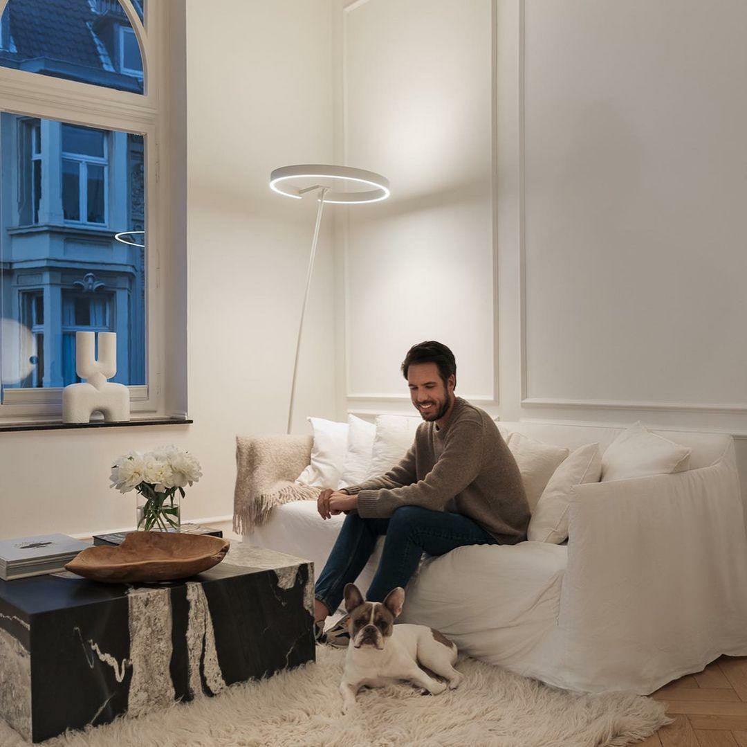Rondy Minimalist Floor Lamp-Neutral Decor