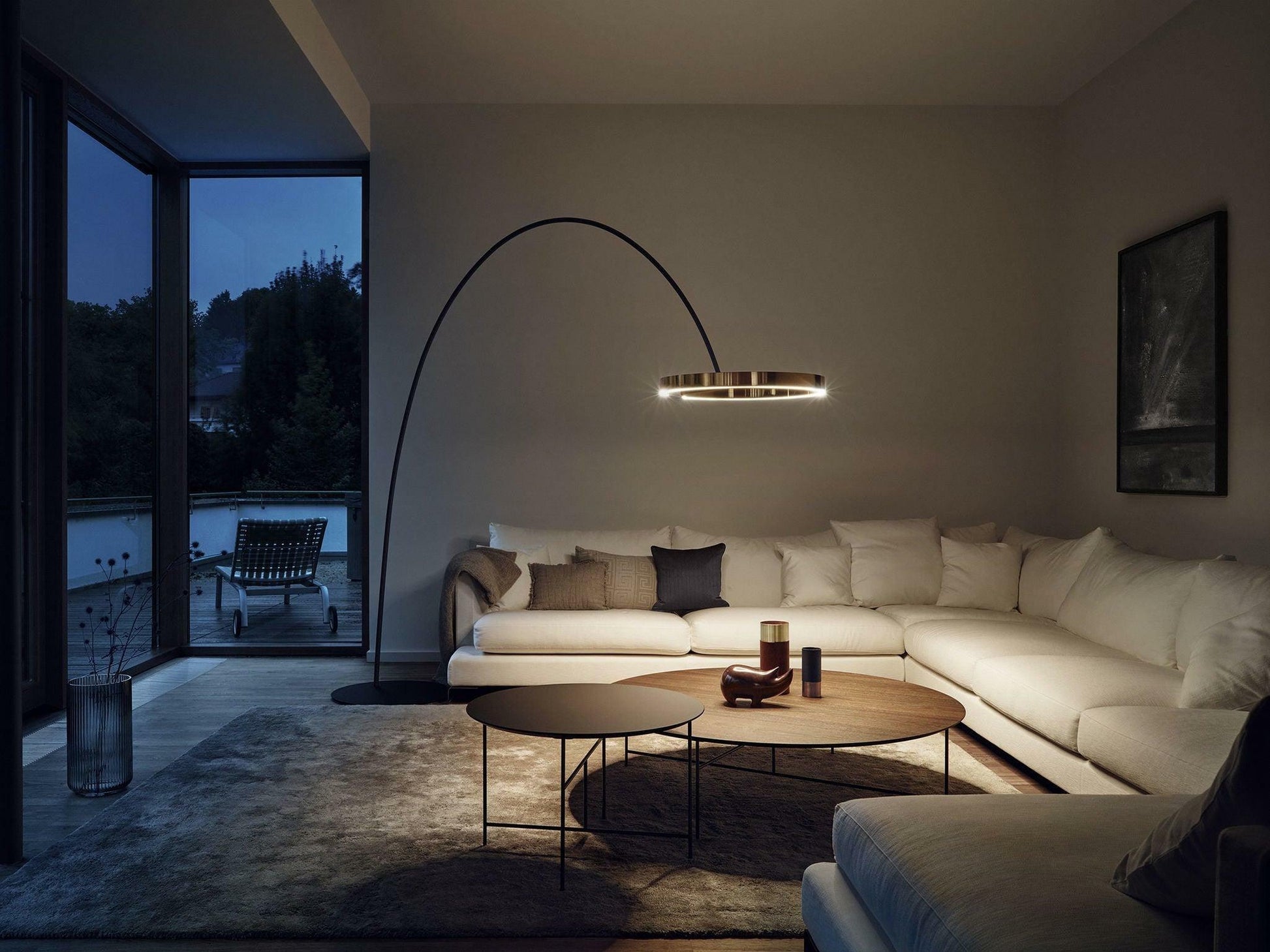 Rondy Minimalist Floor Lamp-Neutral Decor