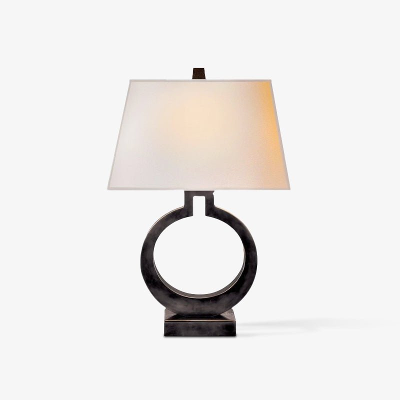 Vantor Fabric Minimalist Table Lamp-Neutral Decor