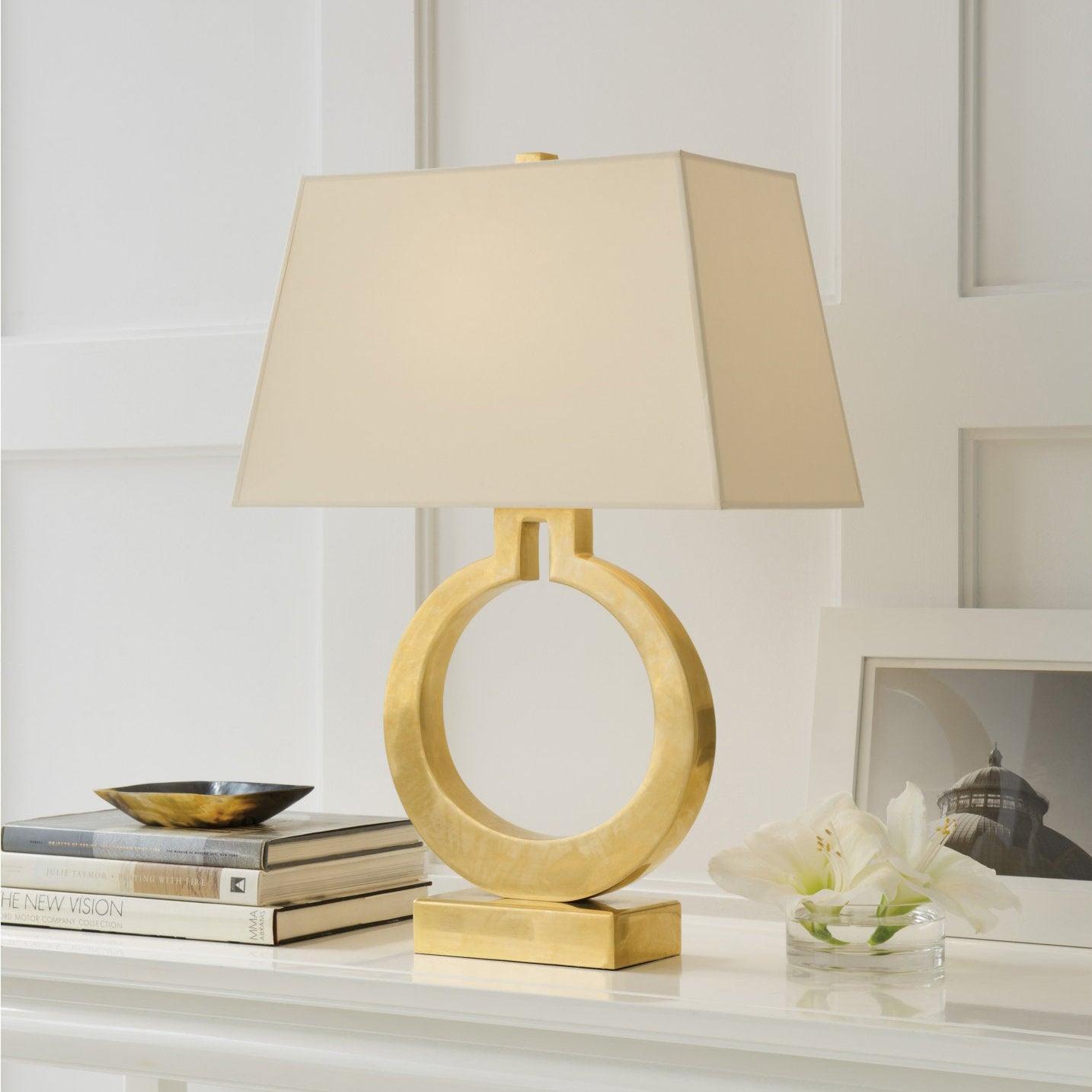 Vantor Fabric Minimalist Table Lamp-Neutral Decor