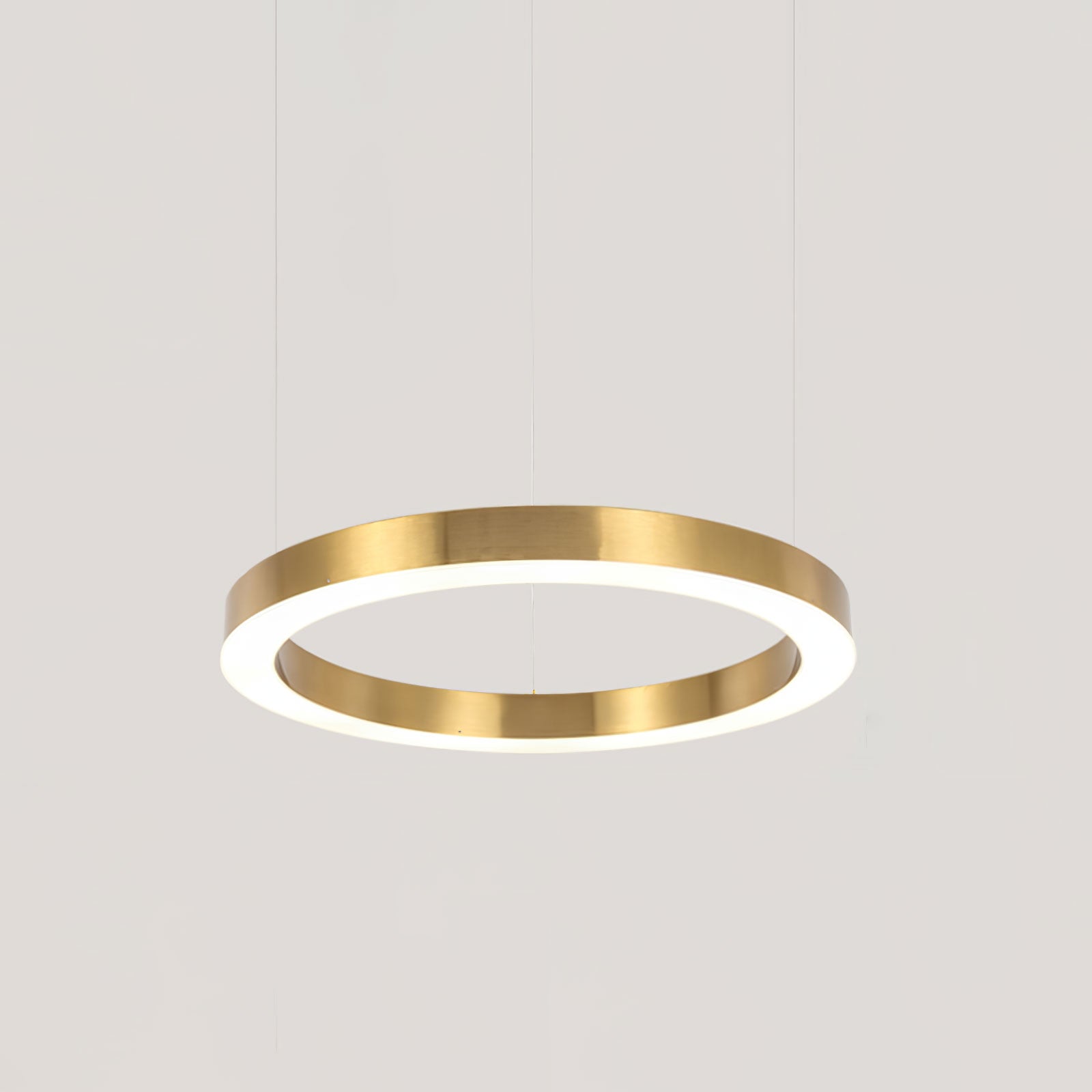 Dexlin Pendant Light LED Ring Gold Modern 3-Ring-Neutral Decor