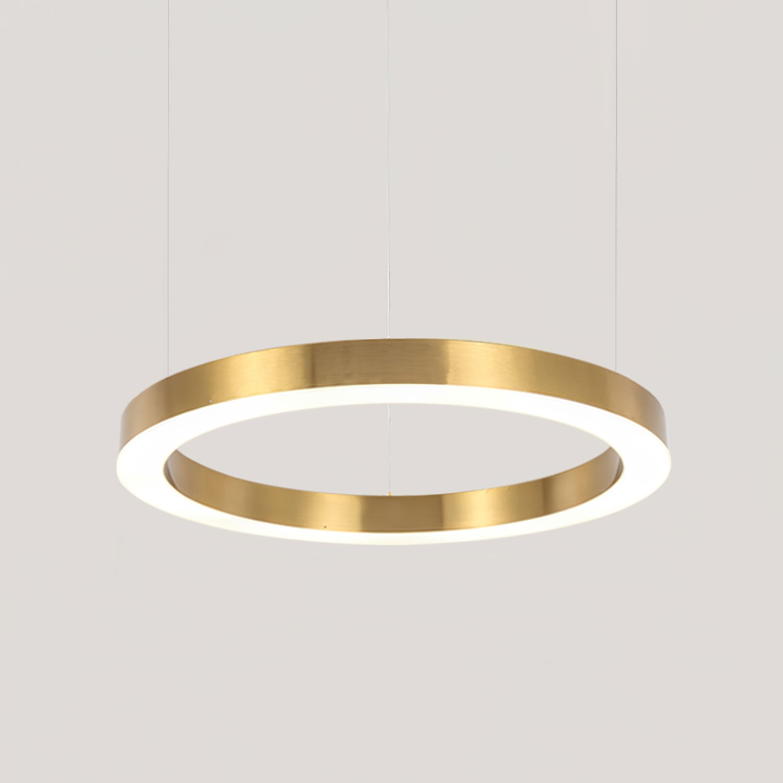 Dexlin Pendant Light LED Ring Gold Modern 3-Ring-Neutral Decor