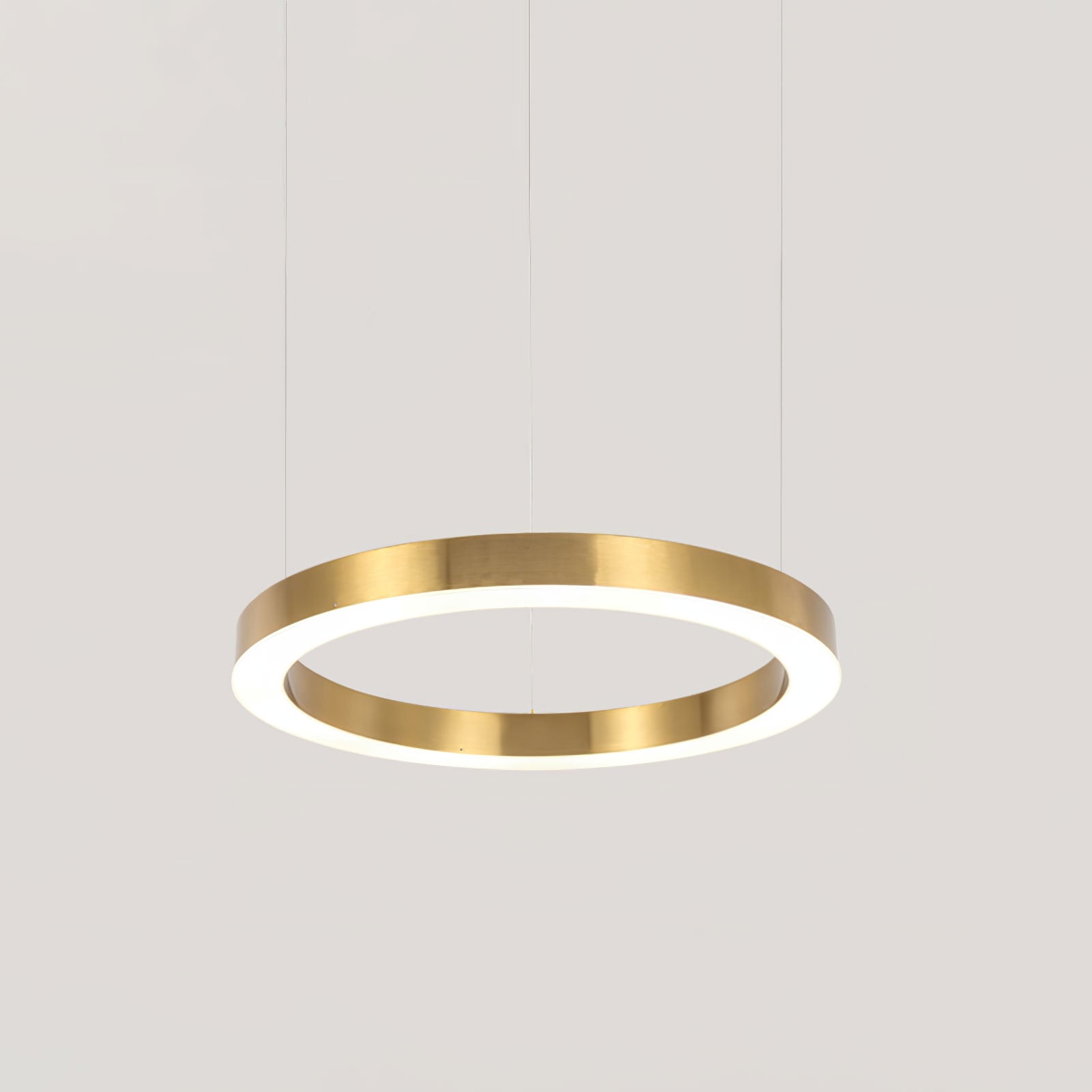 Dexlin Pendant Light LED Ring Gold Modern 3-Ring-Neutral Decor