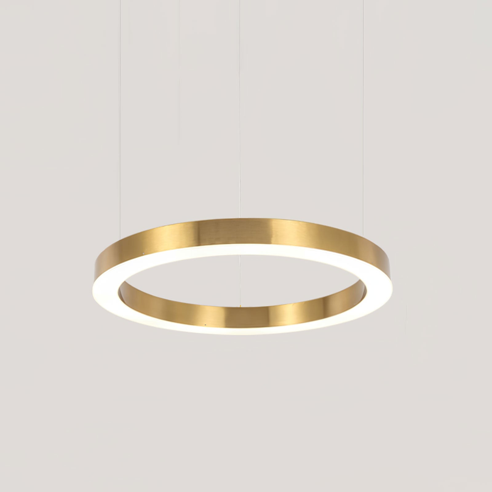 Dexlin Pendant Light LED Ring Gold Modern 3-Ring-Neutral Decor