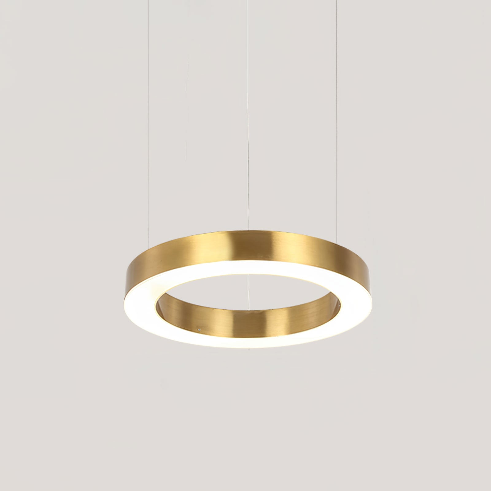 Dexlin Pendant Light LED Ring Gold Modern 3-Ring-Neutral Decor