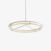 Lustra Chandelier Modern Stainless Steel Ring-Neutral Decor