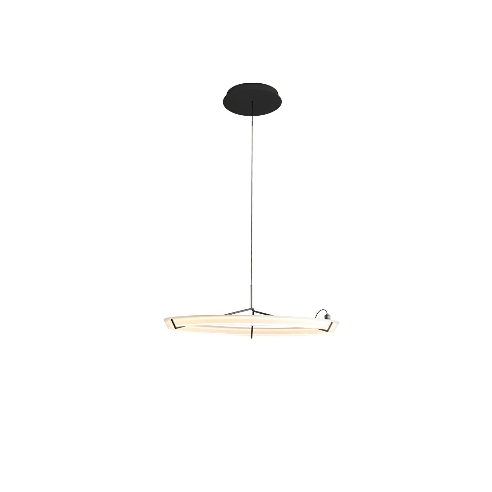 Lustra Chandelier Modern Stainless Steel Ring-Neutral Decor