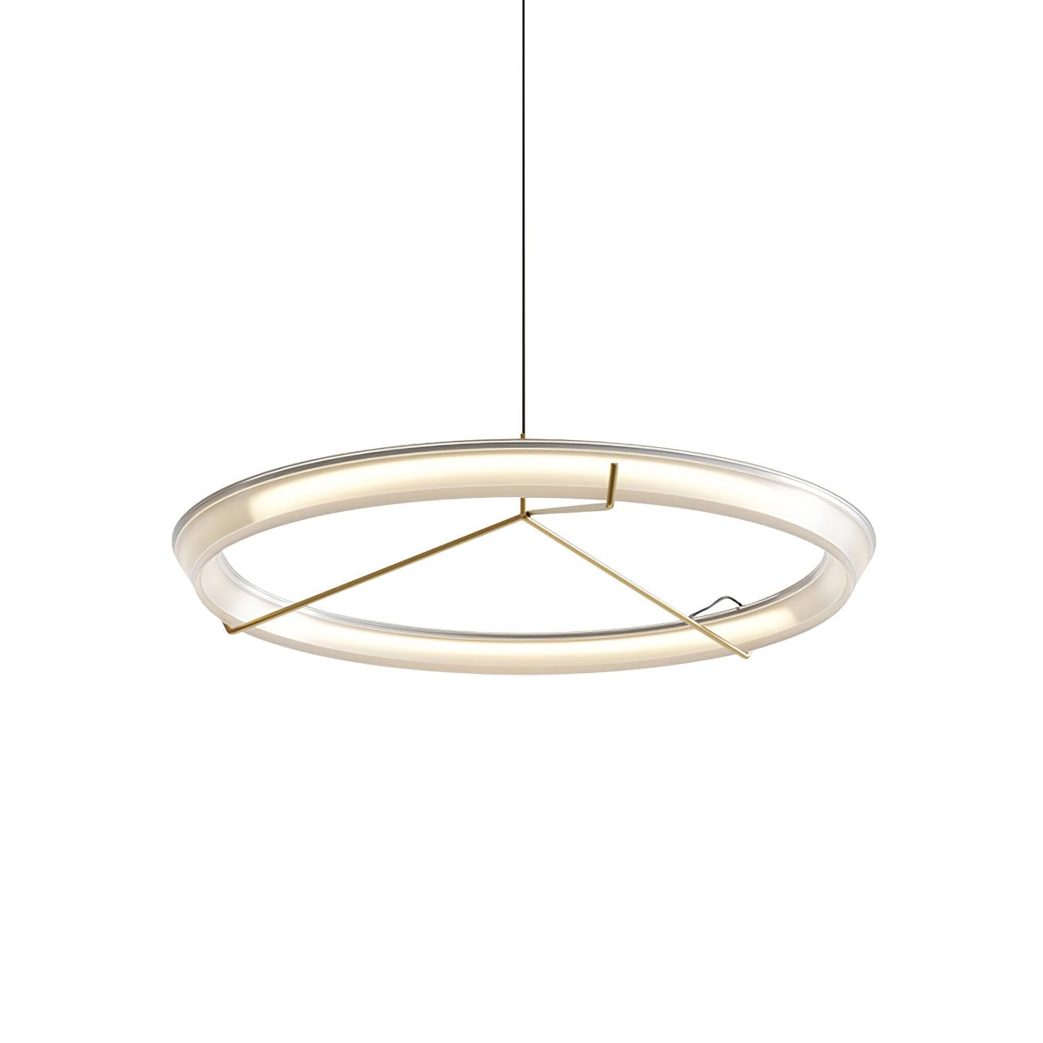 Lustra Chandelier Modern Stainless Steel Ring-Neutral Decor