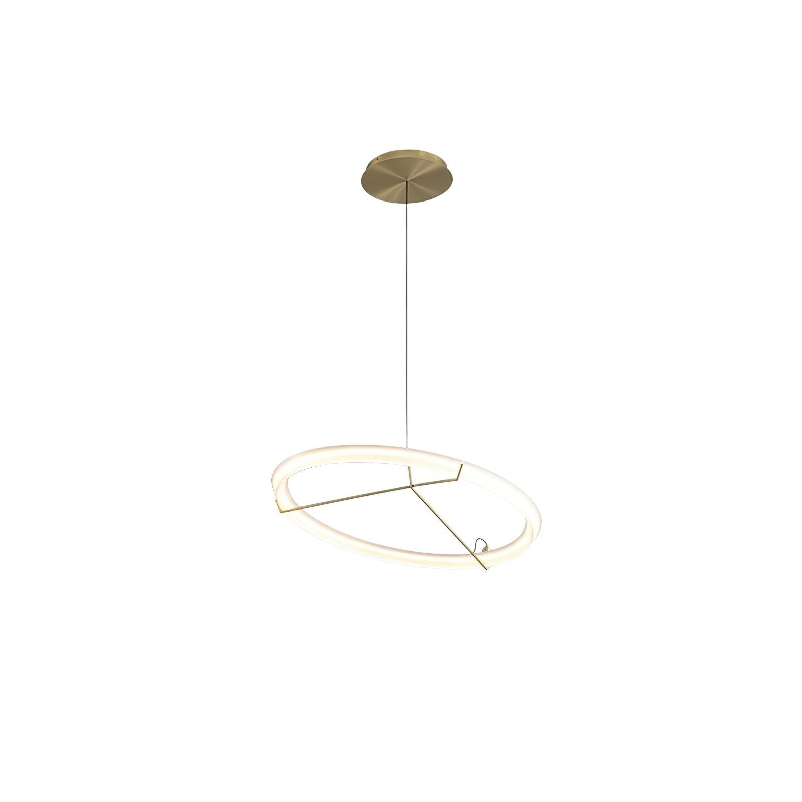Lustra Chandelier Modern Stainless Steel Ring-Neutral Decor