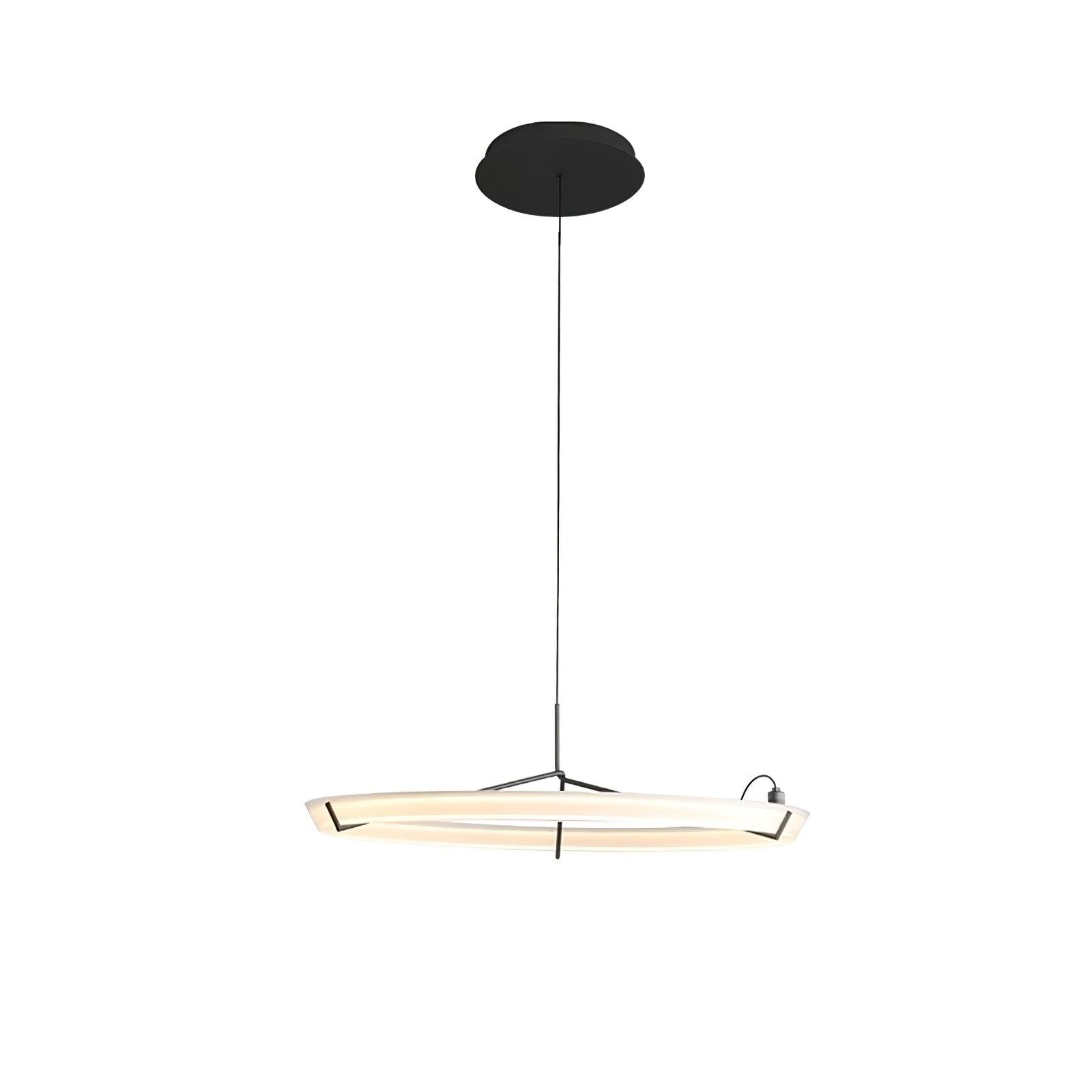 Lustra Chandelier Modern Stainless Steel Ring-Neutral Decor
