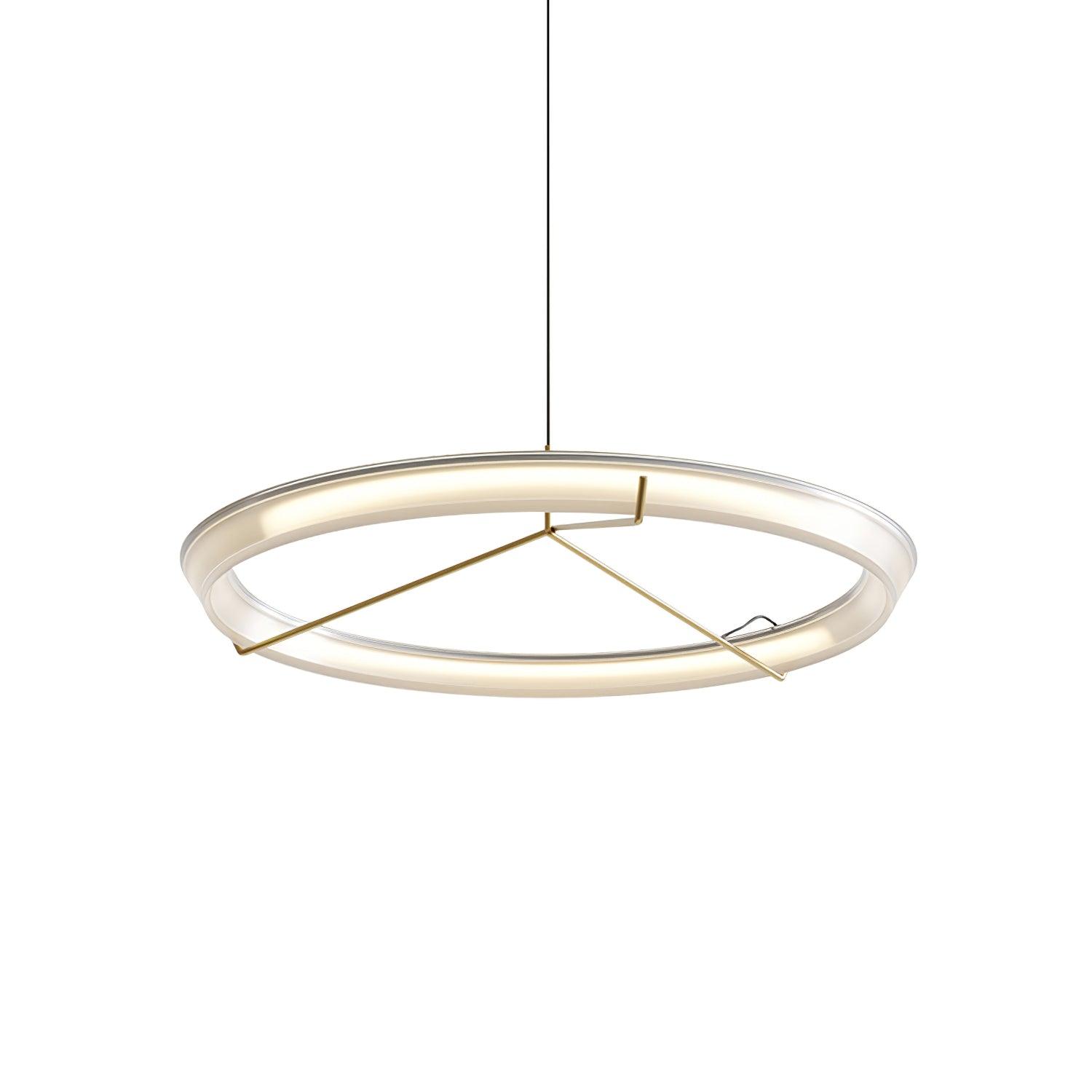 Lustra Chandelier Modern Stainless Steel Ring-Neutral Decor