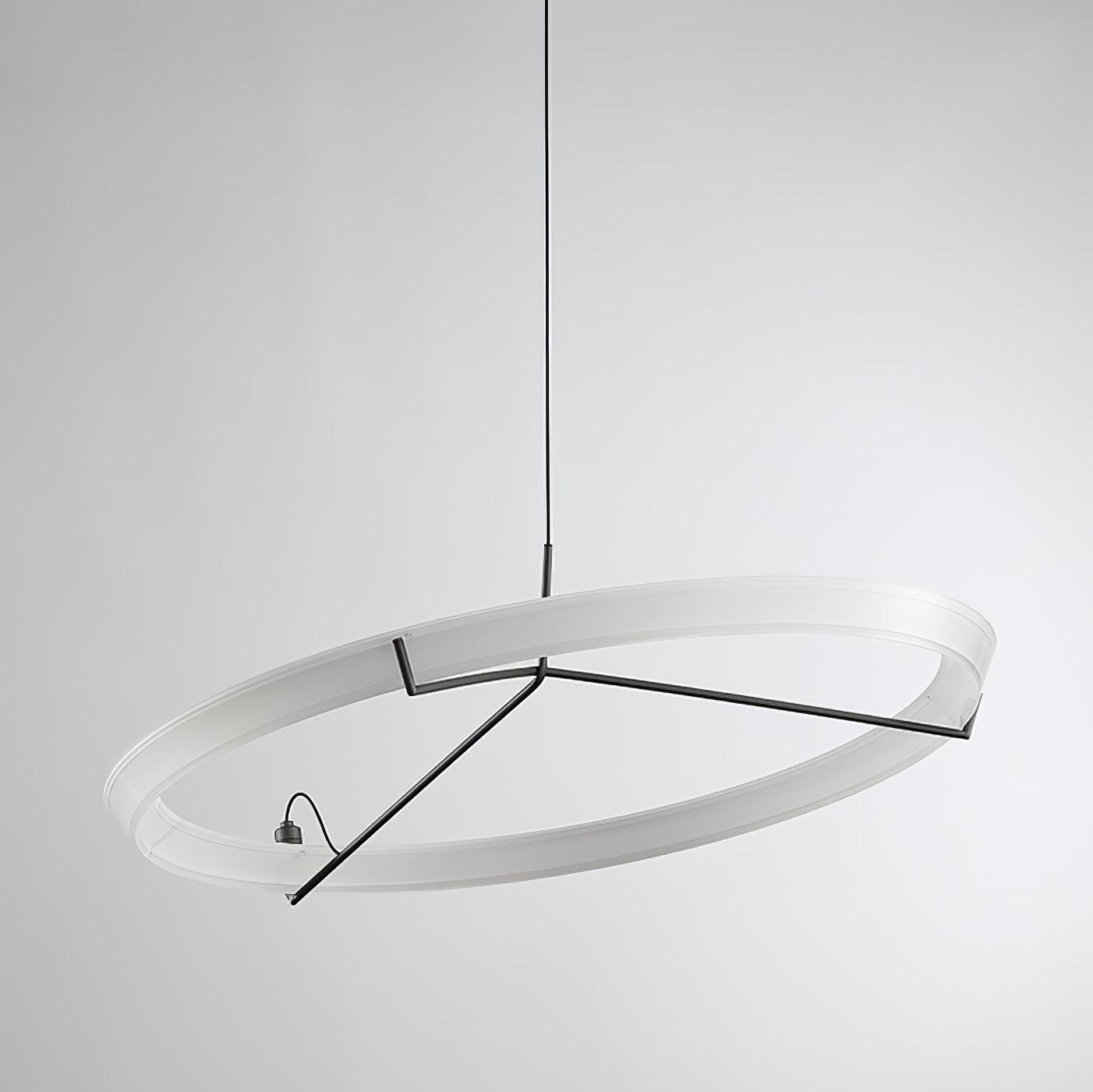 Lustra Chandelier Modern Stainless Steel Ring-Neutral Decor