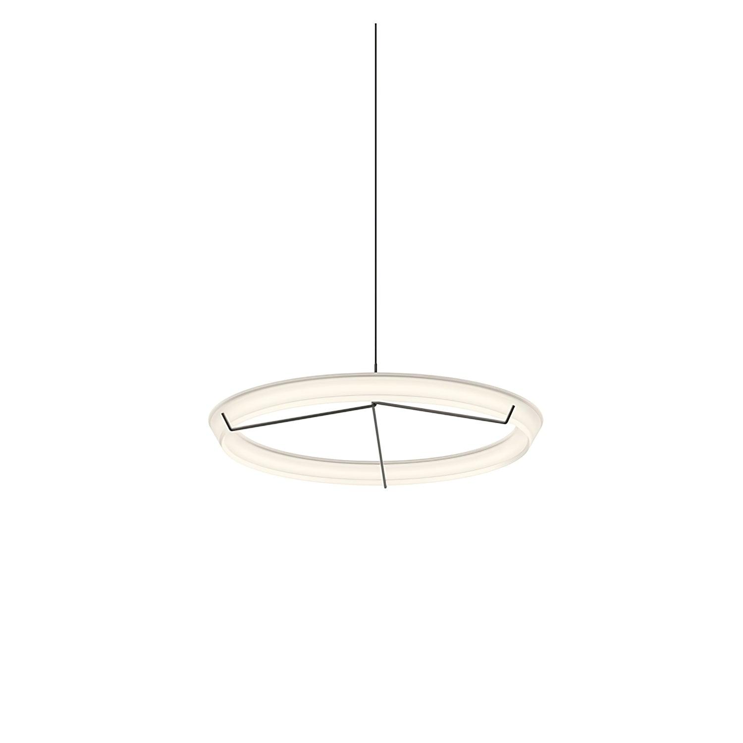 Lustra Chandelier Modern Stainless Steel Ring-Neutral Decor