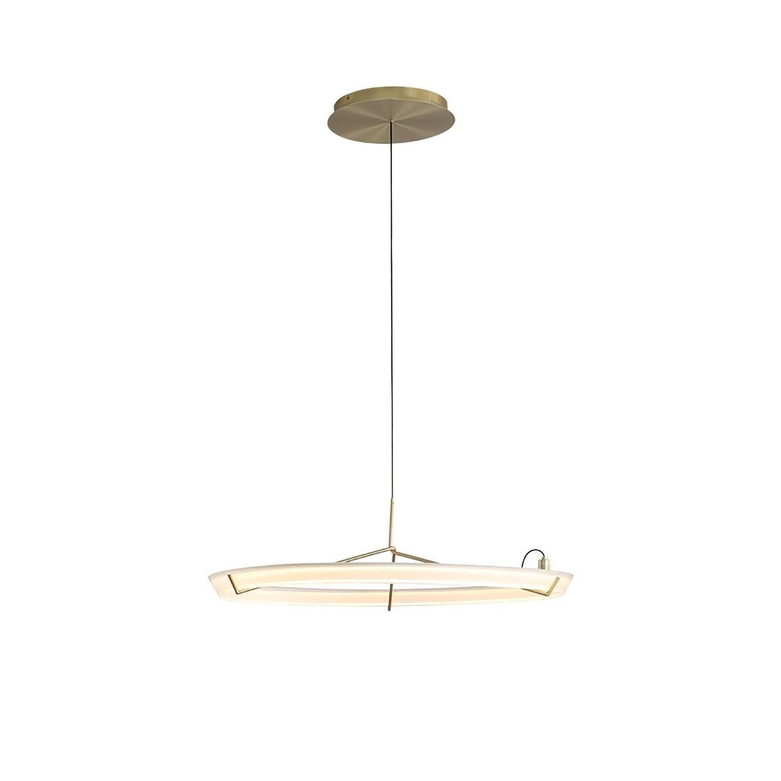 Lustra Chandelier Modern Stainless Steel Ring-Neutral Decor