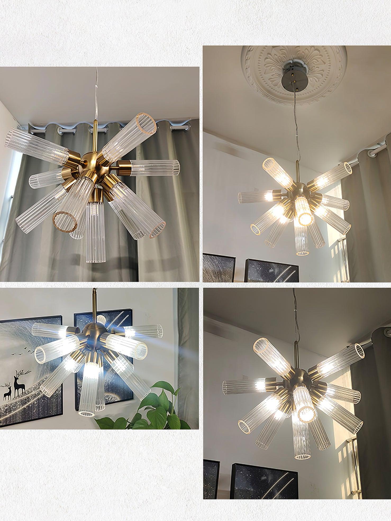 Ringold Postmodern Luxury Sputnik Chandelier-Neutral Decor
