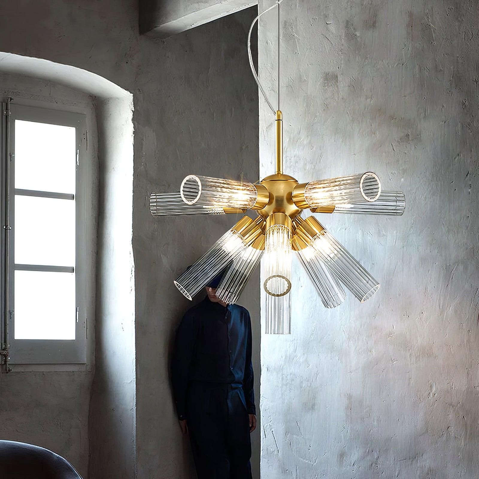 Ringold Postmodern Luxury Sputnik Chandelier-Neutral Decor
