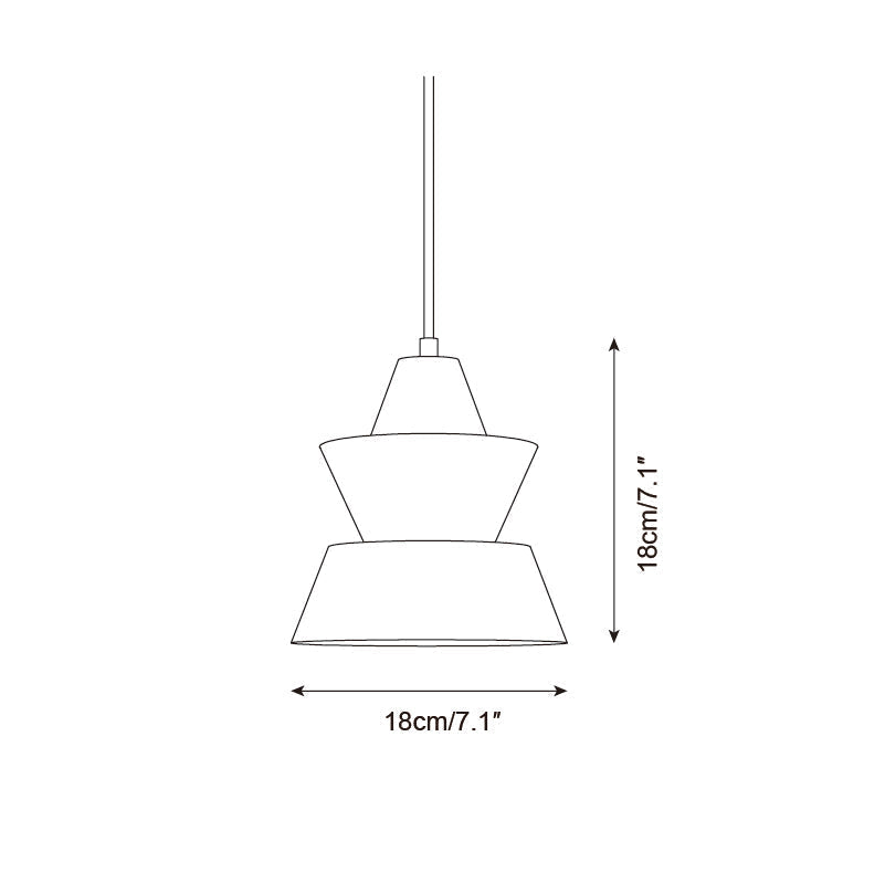 Ezion Layered White Alabaster Pendant Light