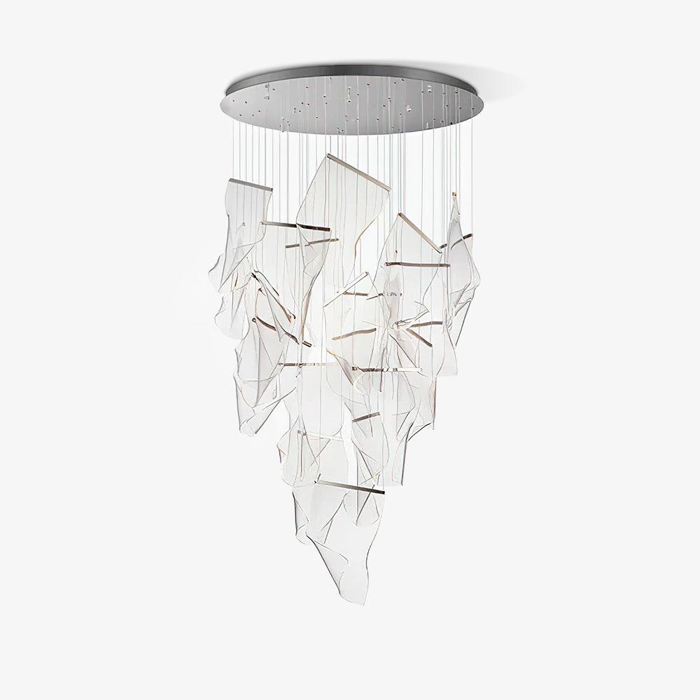 Lustra Chandelier Acrylic LED Abstract Floating-Neutral Decor