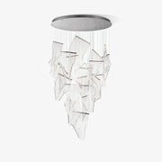 Lustra Chandelier Acrylic LED Abstract Floating-Neutral Decor