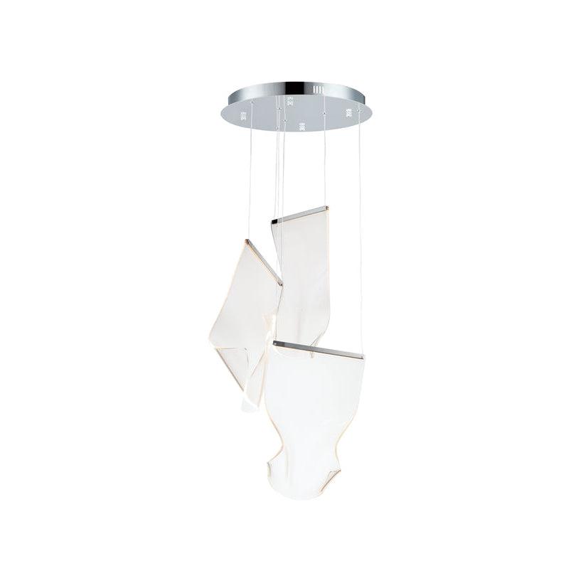 Lustra Chandelier Acrylic LED Abstract Floating-Neutral Decor