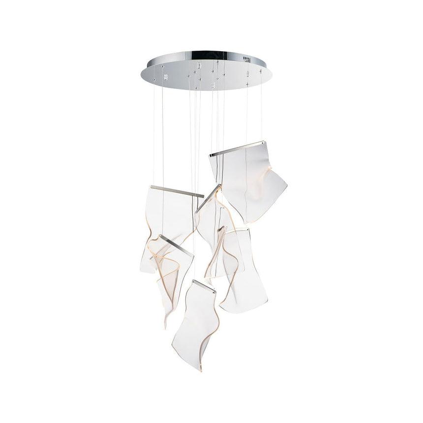 Lustra Chandelier Acrylic LED Abstract Floating-Neutral Decor