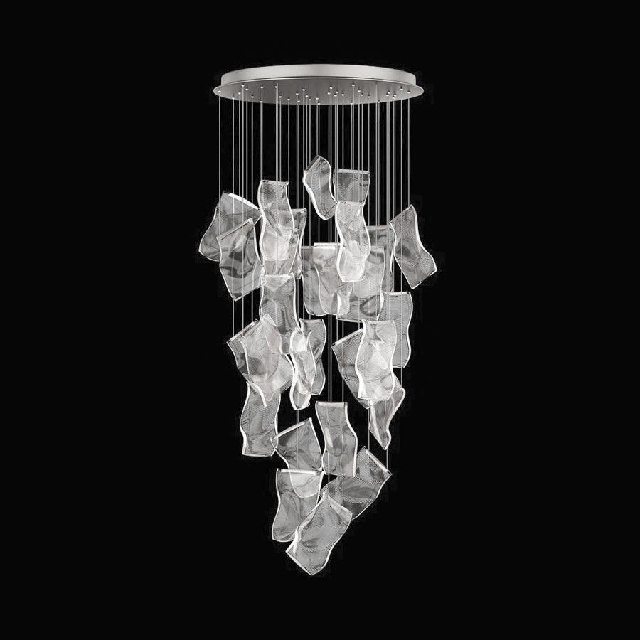 Lustra Chandelier Acrylic LED Abstract Floating-Neutral Decor