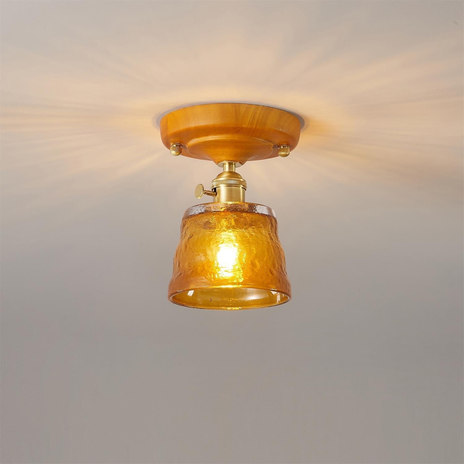 Elano Glass Ceiling Light