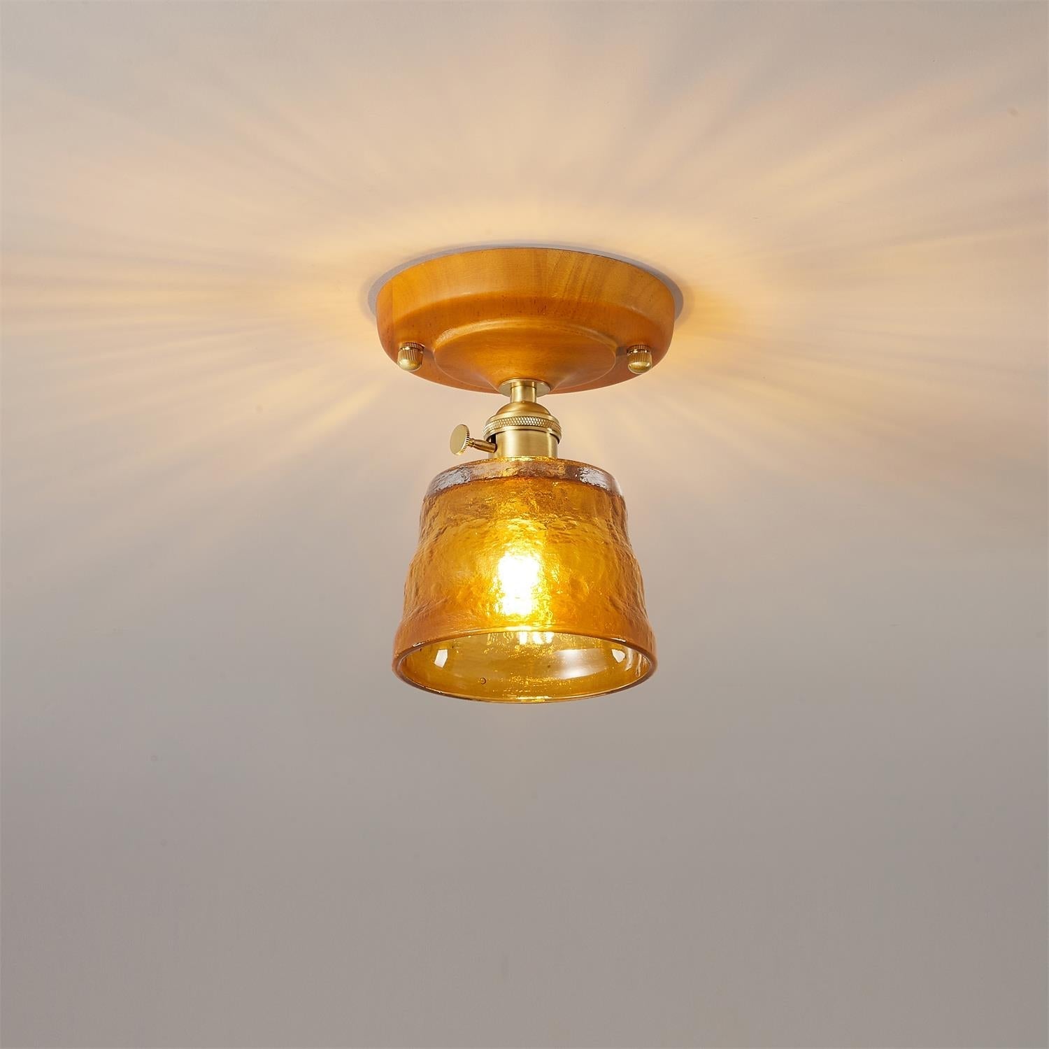 Elano Glass Ceiling Light