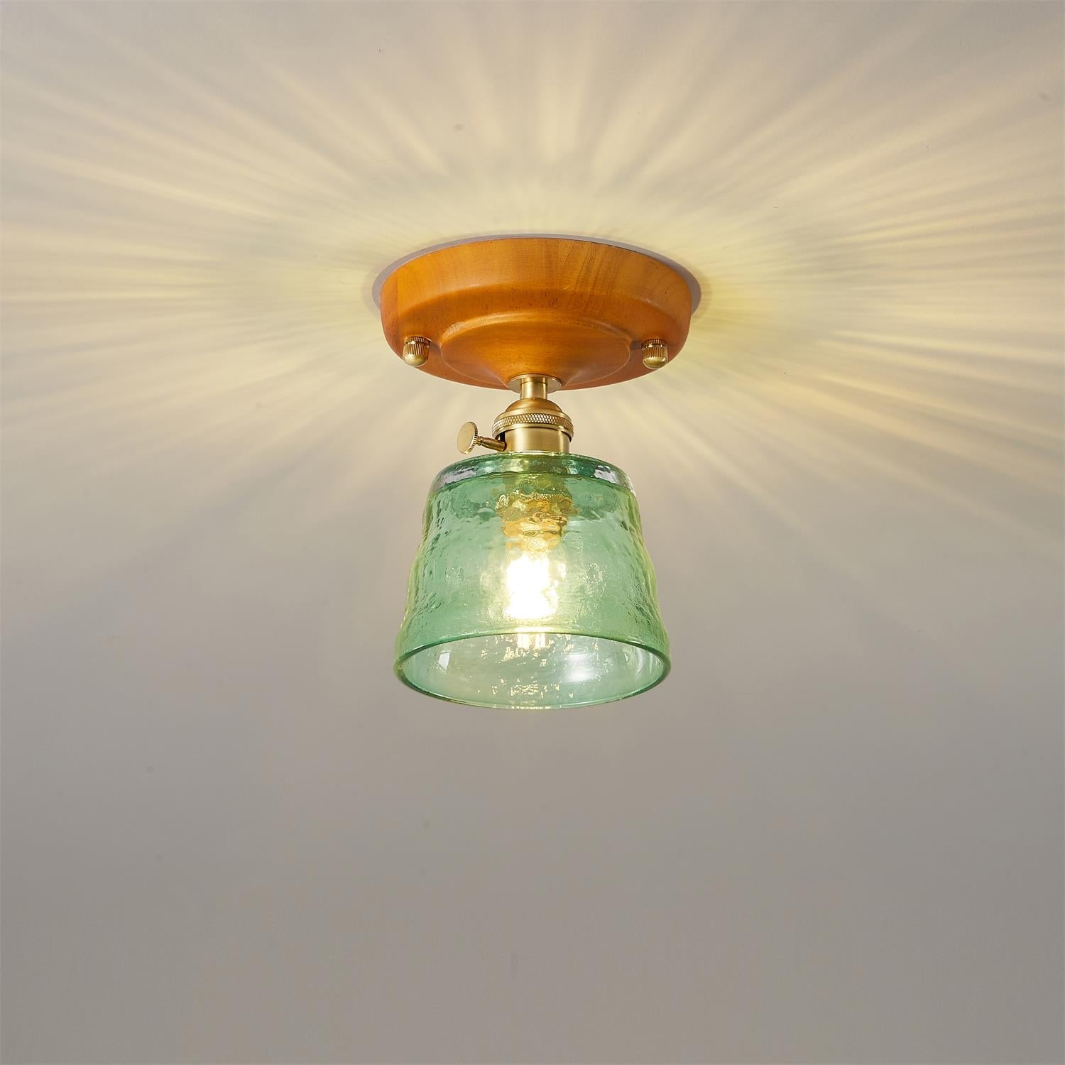 Elano Glass Ceiling Light