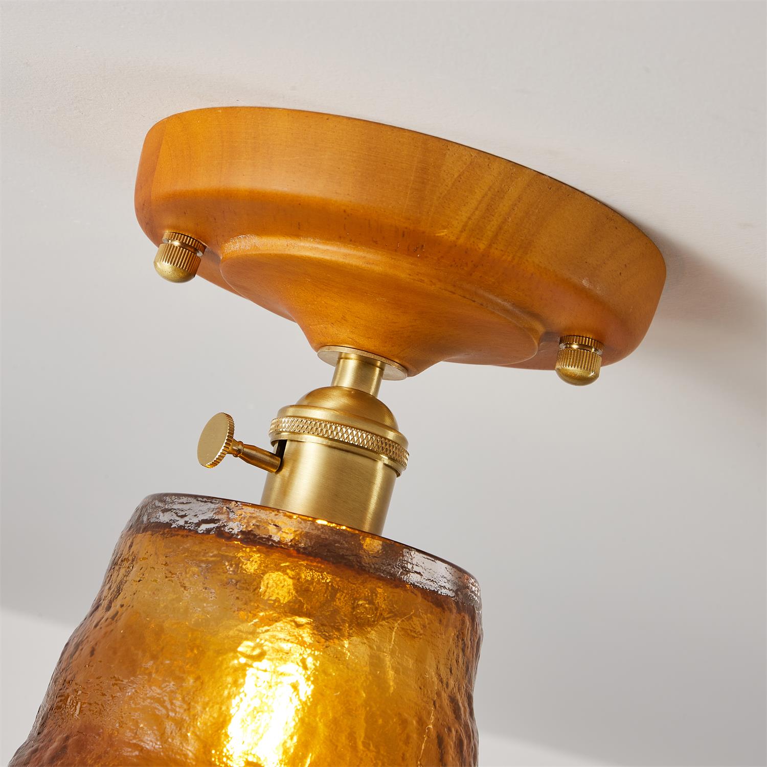 Elano Glass Ceiling Light