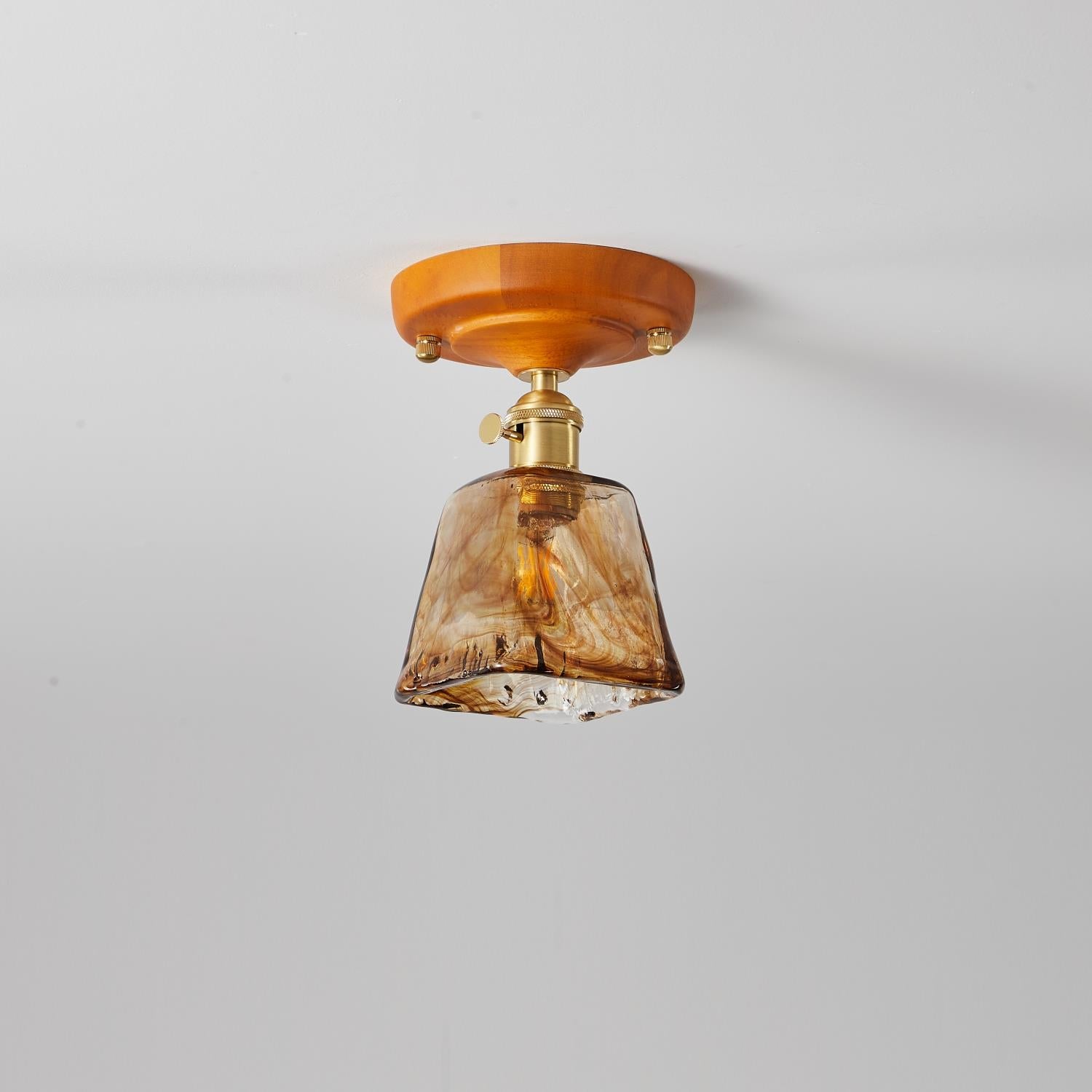 Elano Glass Ceiling Light
