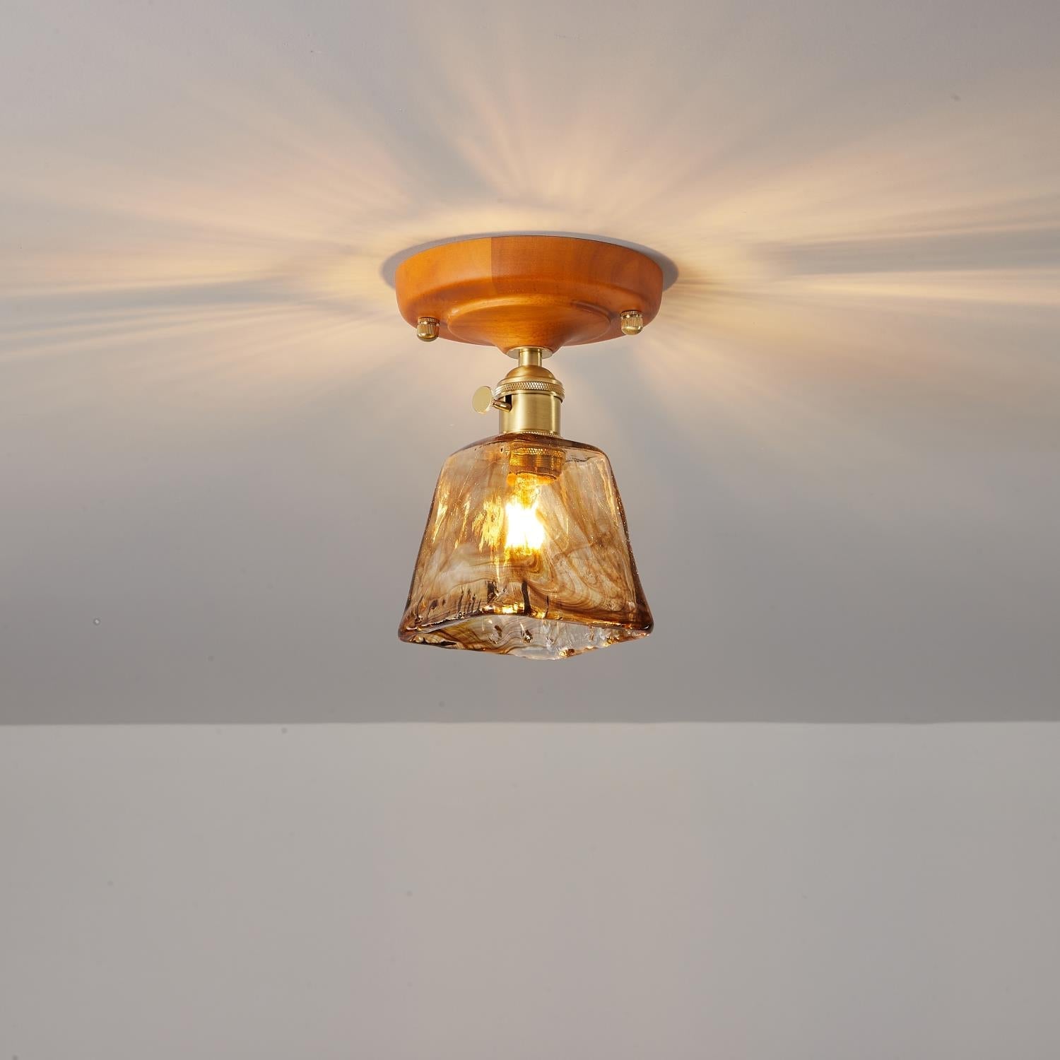 Elano Glass Ceiling Light