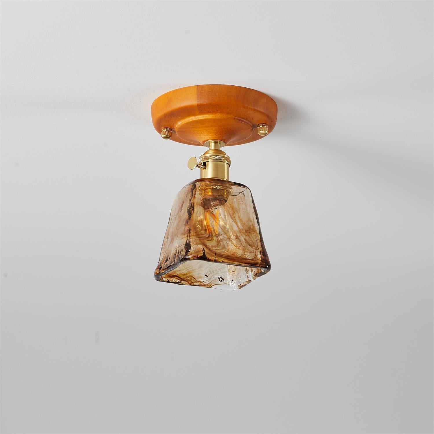Elano Glass Ceiling Light
