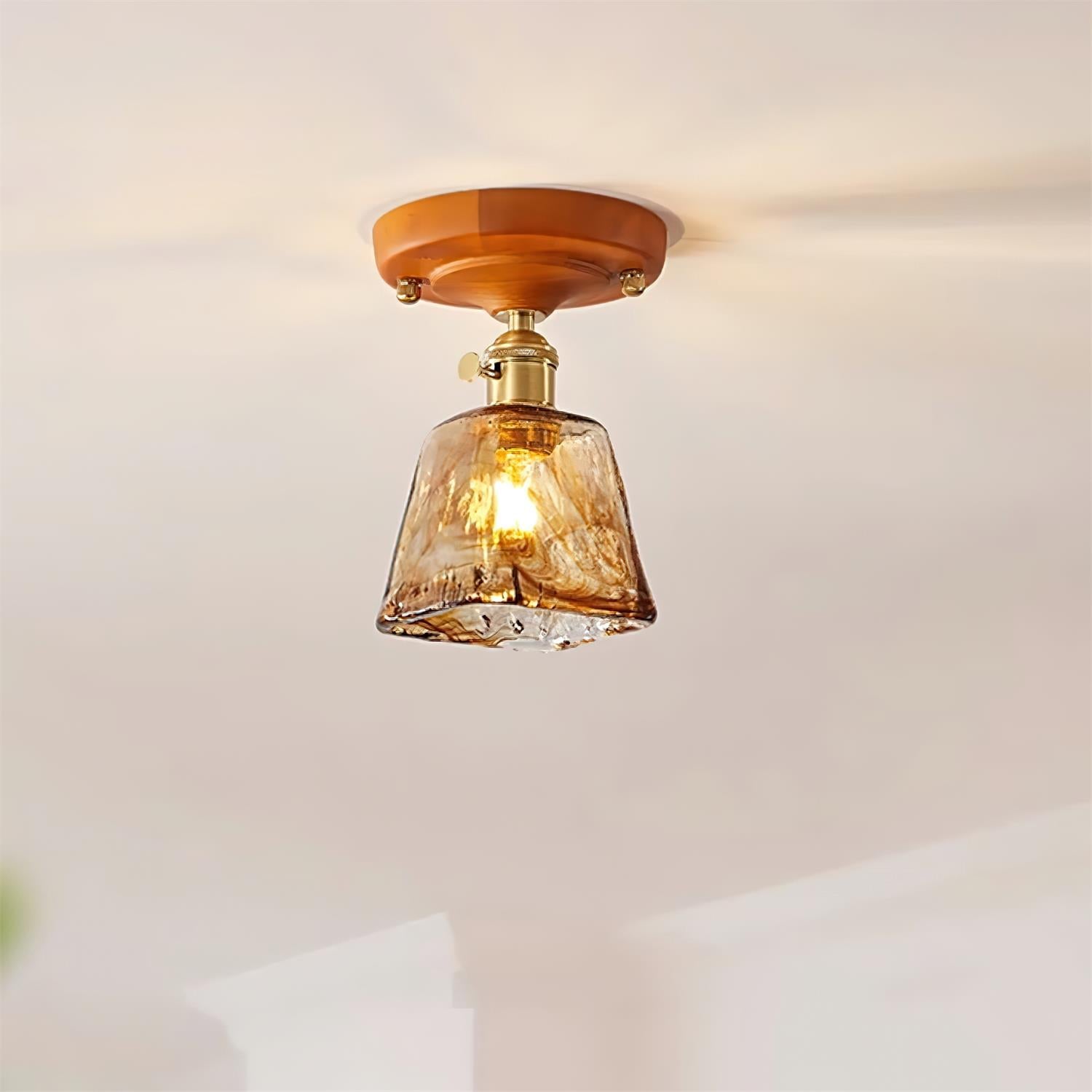 Elano Glass Ceiling Light