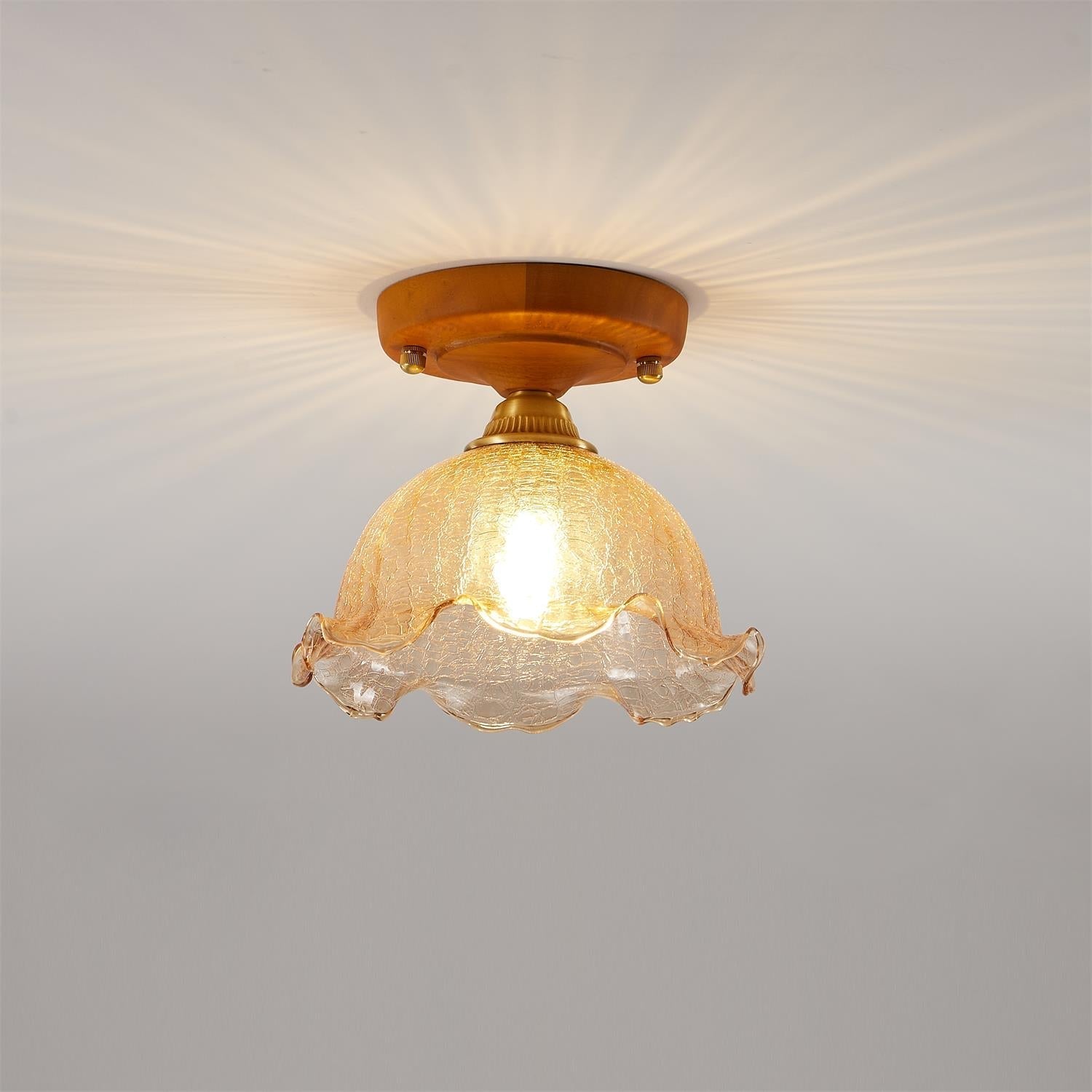 Elano Glass Ceiling Light
