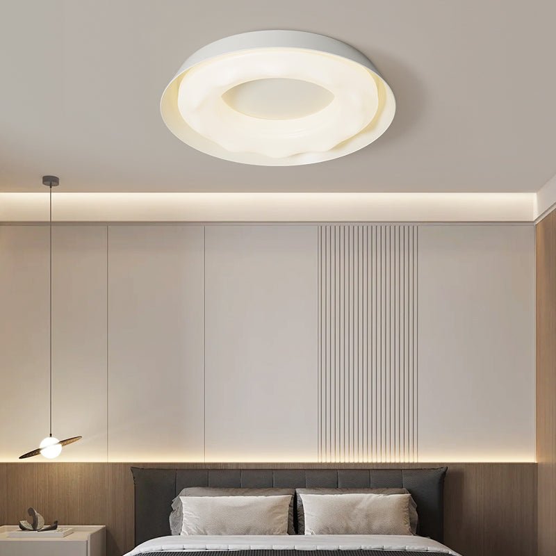 Vathais Modern Minimalist Ripple Ceiling Light-Neutral Decor