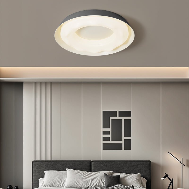 Vathais Modern Minimalist Ripple Ceiling Light-Neutral Decor
