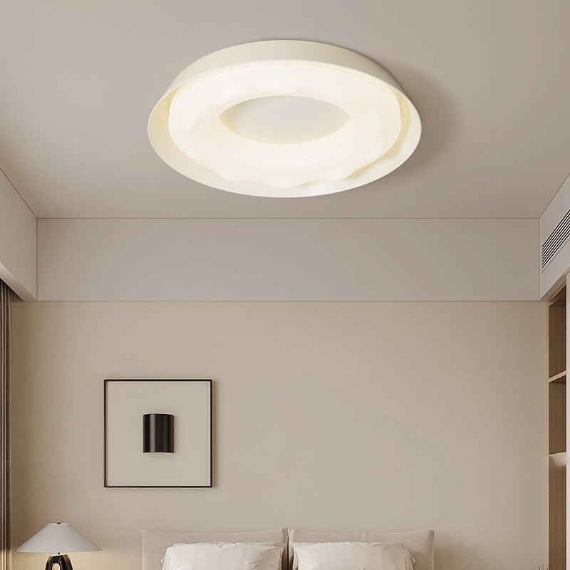 Vathais Modern Minimalist Ripple Ceiling Light-Neutral Decor
