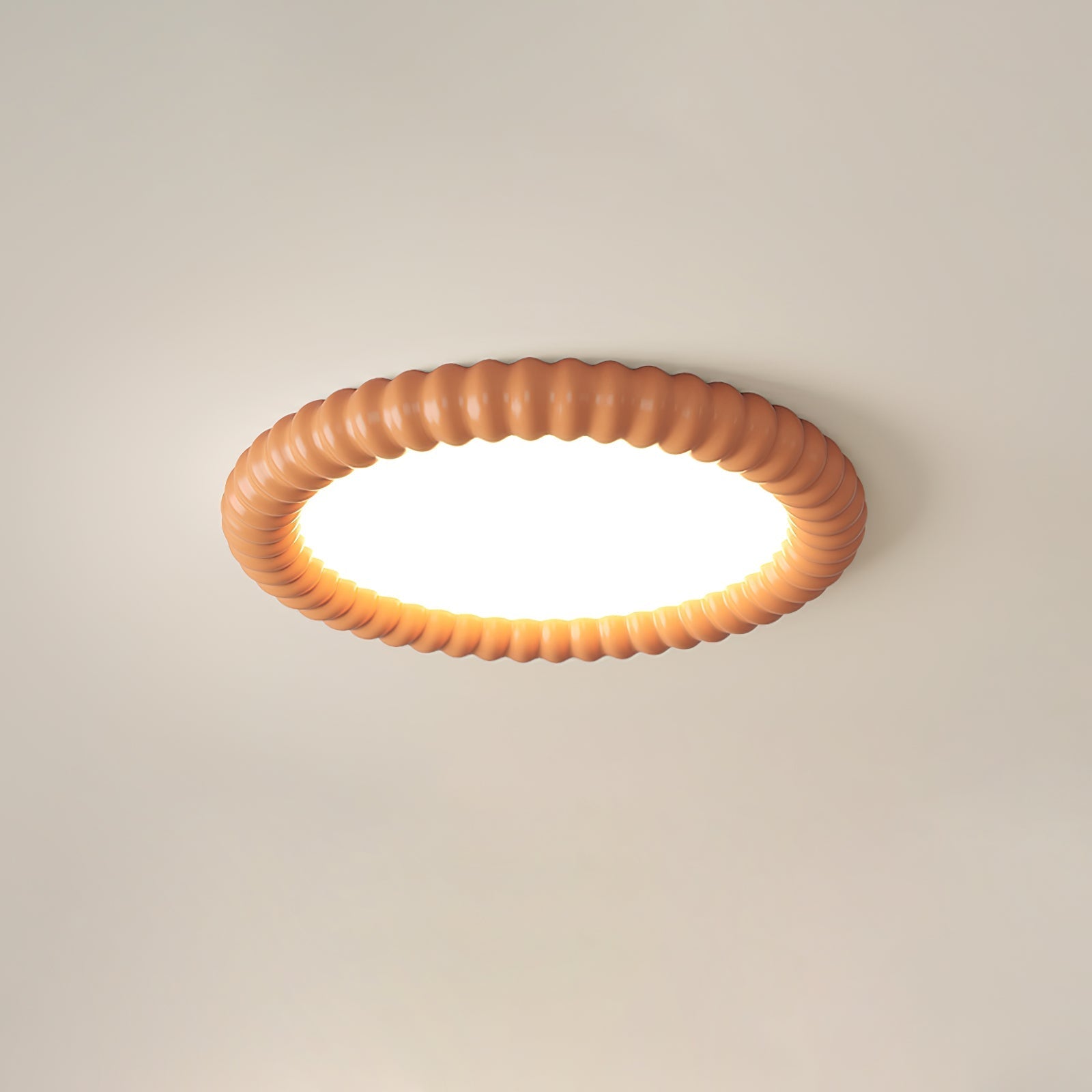 Ulire Nordic Art Ripple Resin Ceiling Light-Neutral Decor