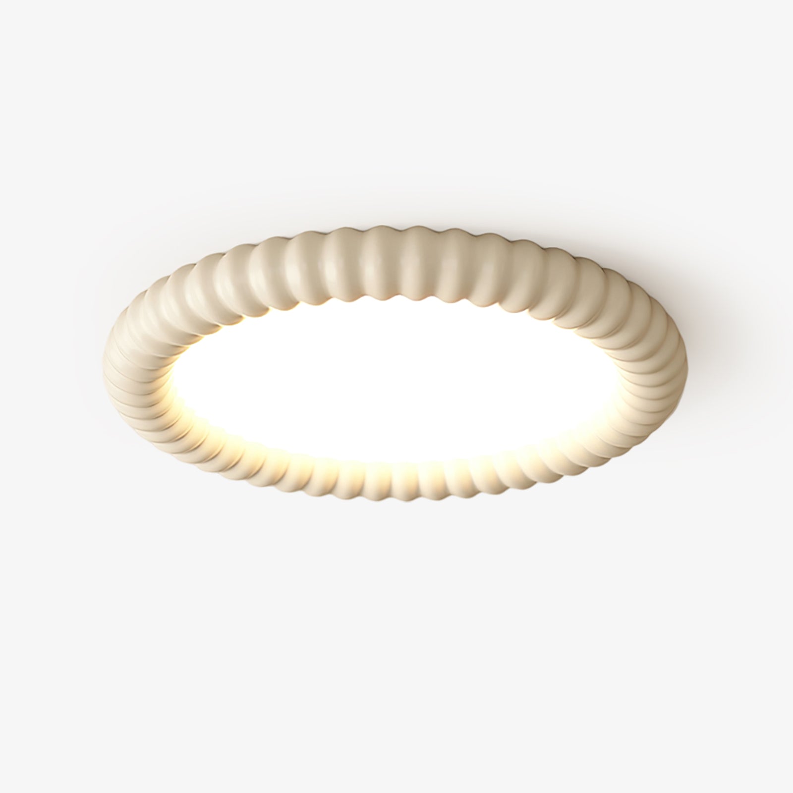 Ulire Nordic Art Ripple Resin Ceiling Light-Neutral Decor