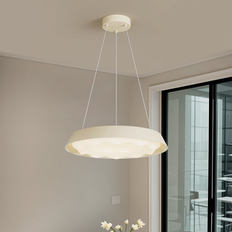 Vadoror Modern Minimalist Ripple Wave Pendant Light-Neutral Decor